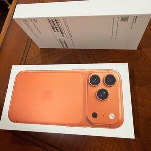 Box of iPhone 17 plus orange